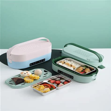 rechargeable electric lunch box|self heating lunch container.